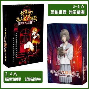 红色的门与杀人鬼的钥匙 冰冷的她醒来之前身份推理聚会桌游卡牌