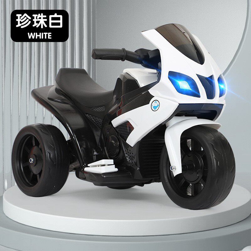 儿童电动摩托车男孩三轮车充电大号电动车宝宝童车电瓶车小孩玩具