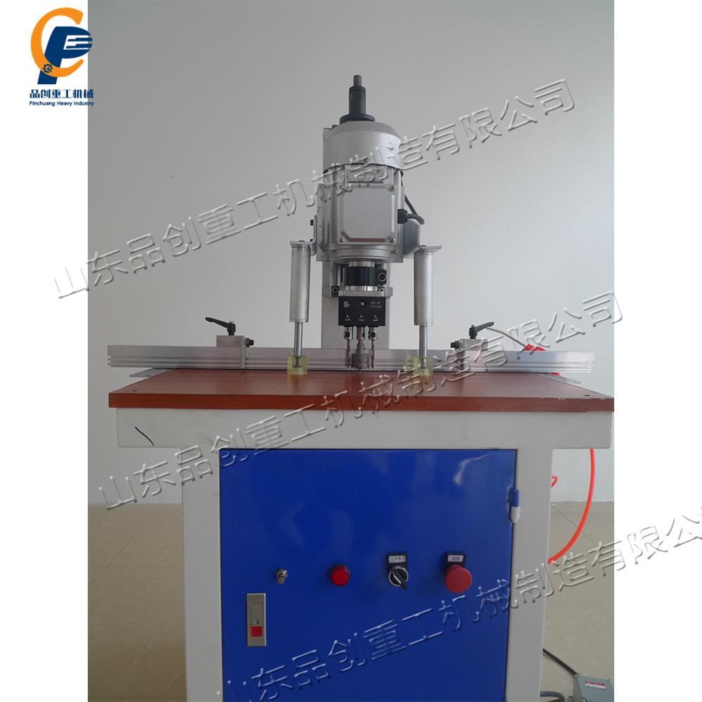 板式家具钻孔开孔设备 小型衣柜门垂直钻机 一次成型单头铰链钻