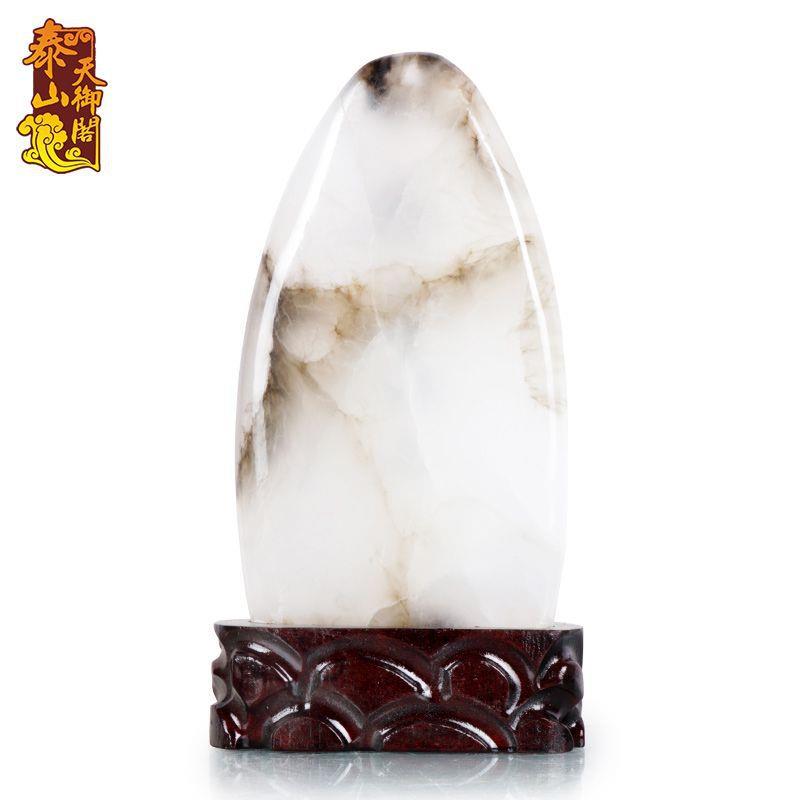 泰山石敢当原石风水摆件补角室内室外天然石头观赏石