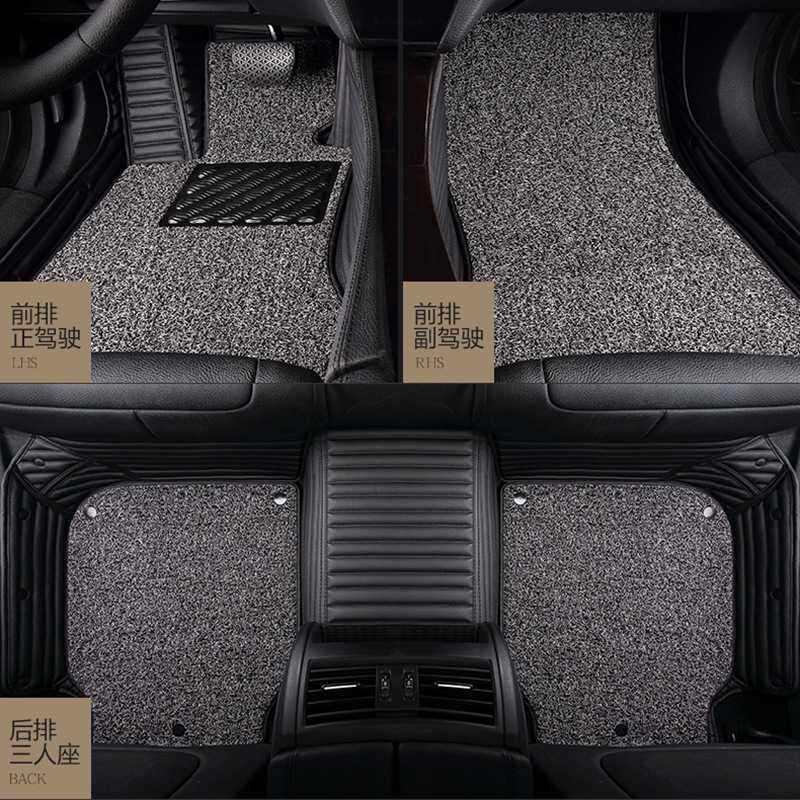 大众朗逸速腾polo宝来cc迈腾帕萨特凌渡途观脚垫文丰专用丝圈脚垫