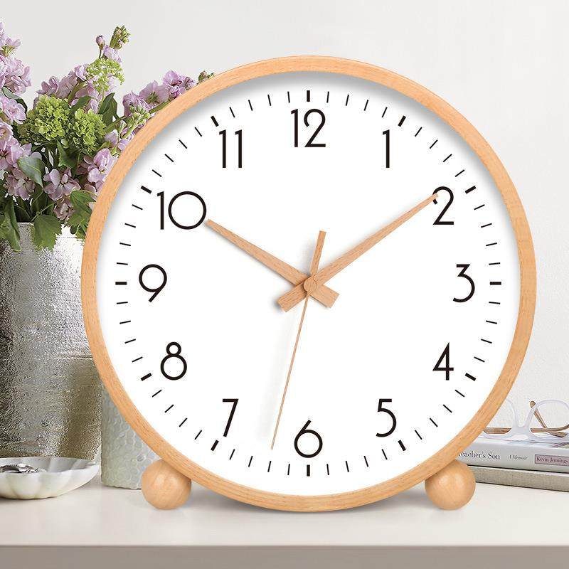 现代简约桌面时钟摆台式座钟客厅钟表摆放式大坐钟摆件实木奶油风,农机/农具/农膜,其它农用工具,淘宝优惠券,粉丝福利购,淘宝优惠卷