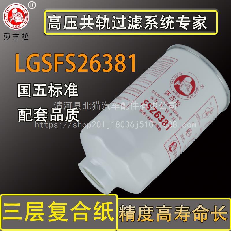 FS26381油水分离器FS0100东风多利卡D6 D7柴油滤芯滤清器FS26389