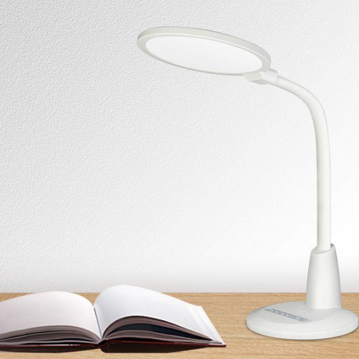 中小学生学习台灯触摸调光AA级简约白色护眼灯宿舍学习灯书桌台灯