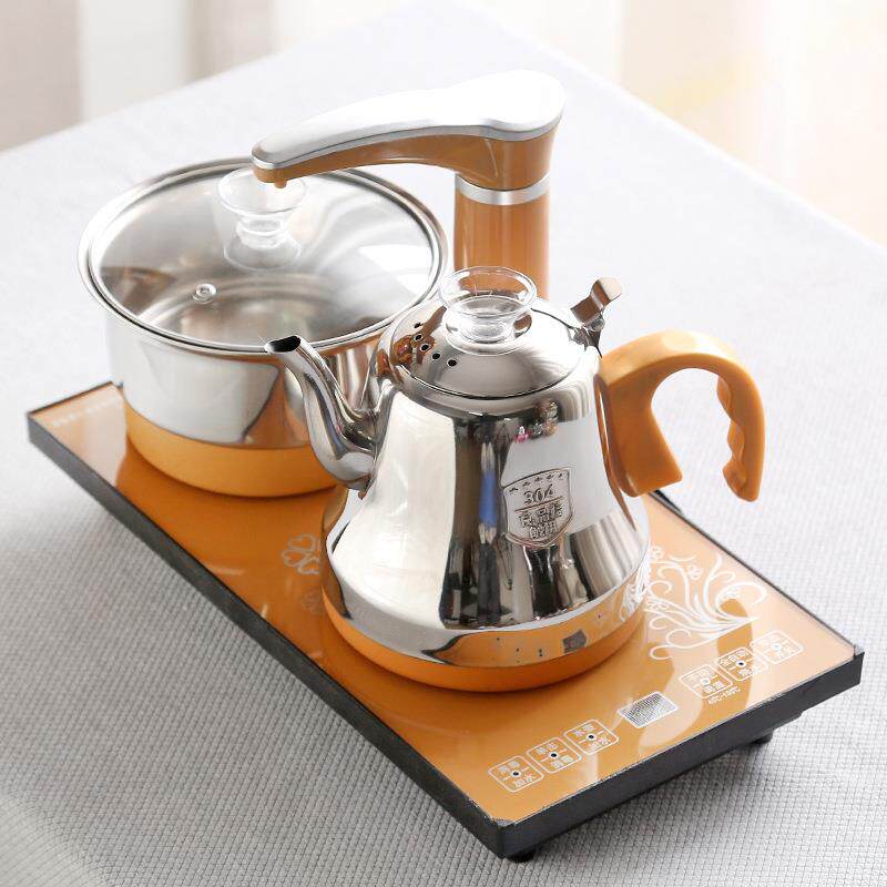 全自动上水电热烧水壶三合一套装智能电磁茶炉热水壶茶具泡茶炉