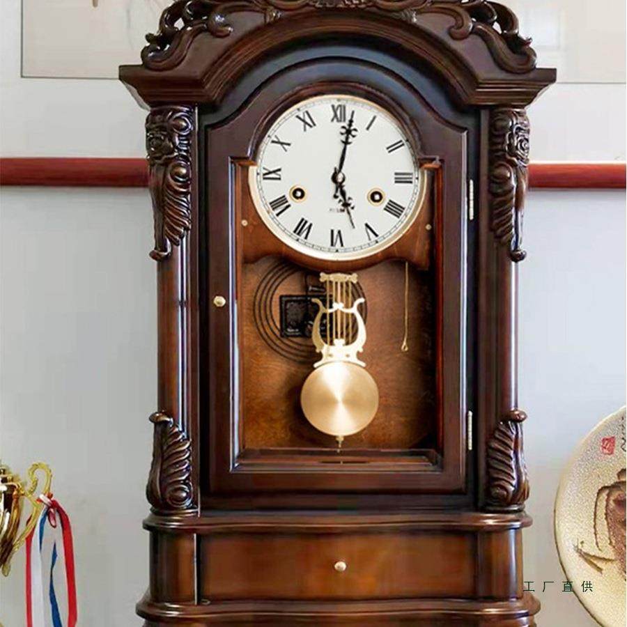 老式发条机械报时座钟中式古典客厅摆钟实木立钟北极星机芯,农机/农具/农膜,其它农用工具,淘宝优惠券,粉丝福利购,淘宝优惠卷