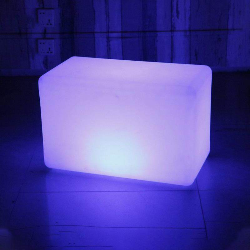 户外发光凳子商场美陈公共区休息等候椅排椅小区广场创意休闲座椅