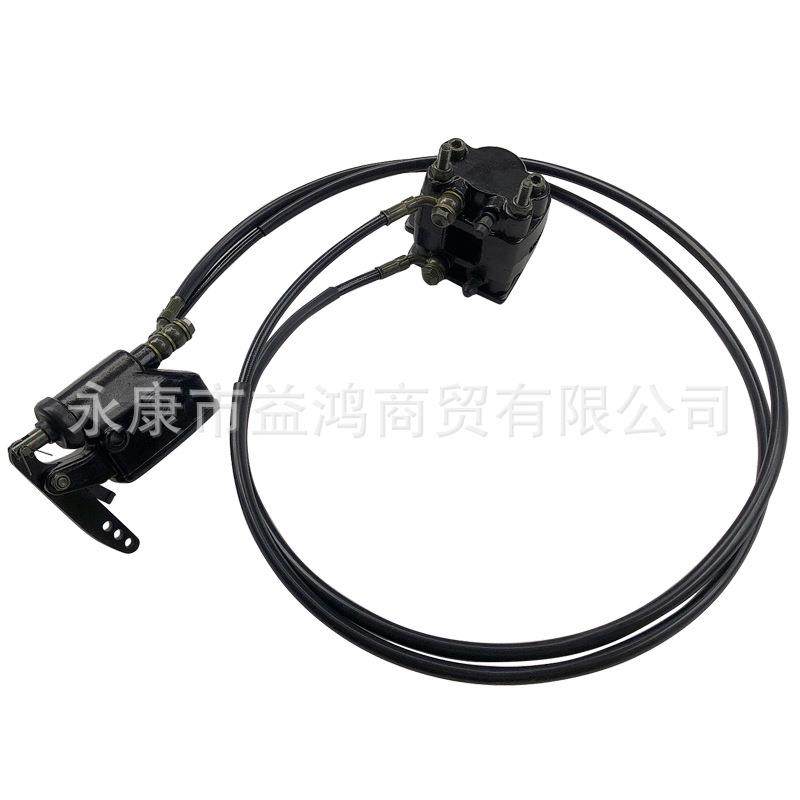 200cc娱乐竞技儿童四轮卡丁摩托赛车配件 碟刹上下泵卡钳刹车总成