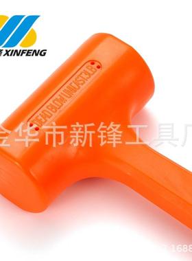 0.5-6LB 橙色橡胶无弹力安装锤PVC手柄 一体锤