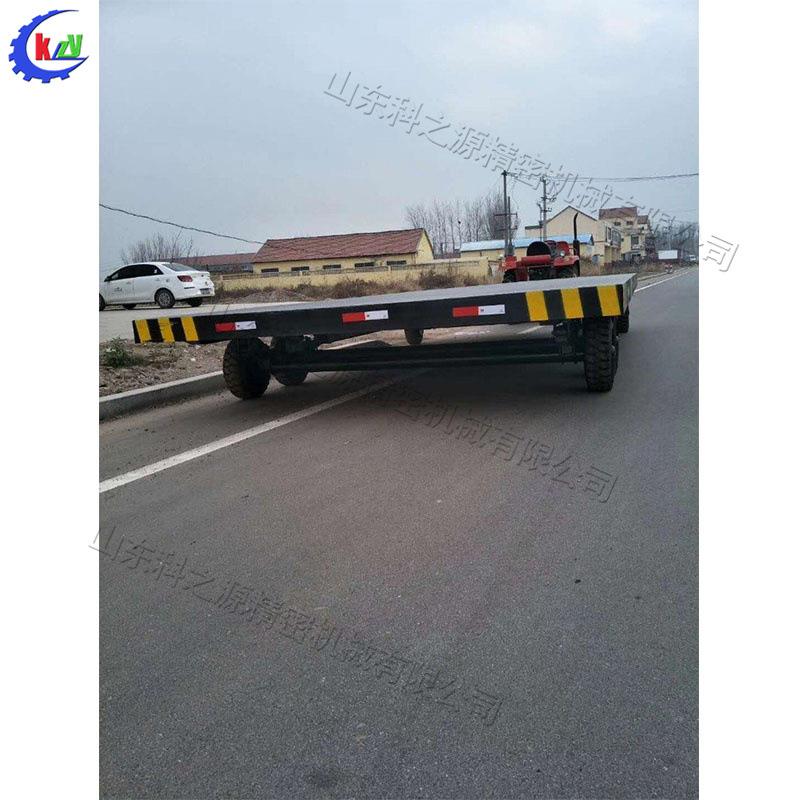 集装箱用平板拖车 可移动式港口运输车 仓库物料运输装载工具车