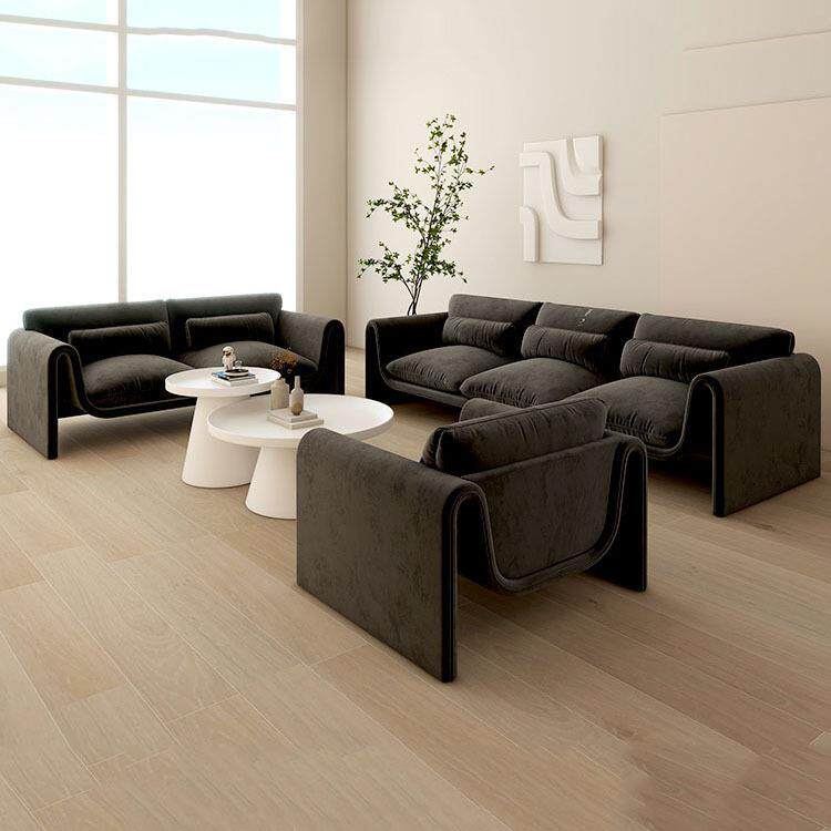 极简办公室沙发茶几组合现代简约客厅家用皮艺轻奢高级感办公沙发