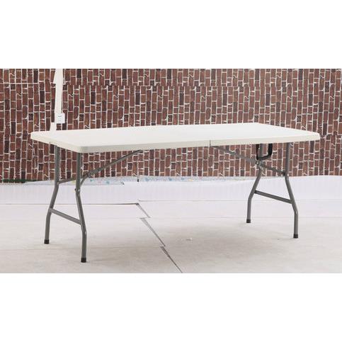 野餐桌 183cm中空对折吹塑桌 便携车载折叠桌 户外活动桌