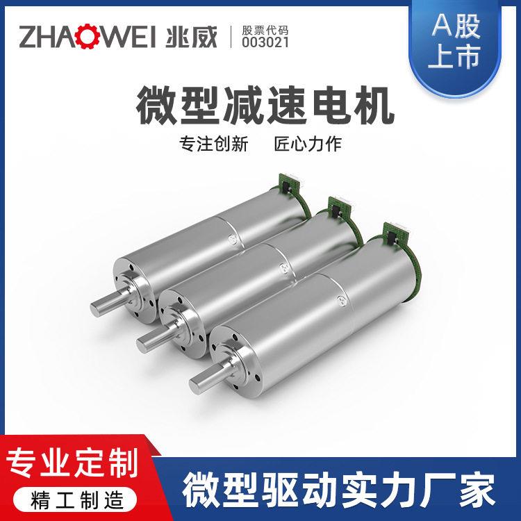 28mm速电机运动健身器材跑步机大扭矩齿轮箱微型直流调速电机