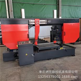 GB4280双立柱结构式金属带锯床钢筋自动切割按钮控制升降