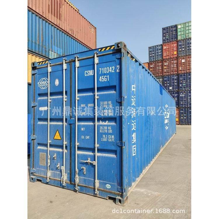 广州黄埔现货出售40尺二手集装箱二手货柜出口集装箱海运集装箱