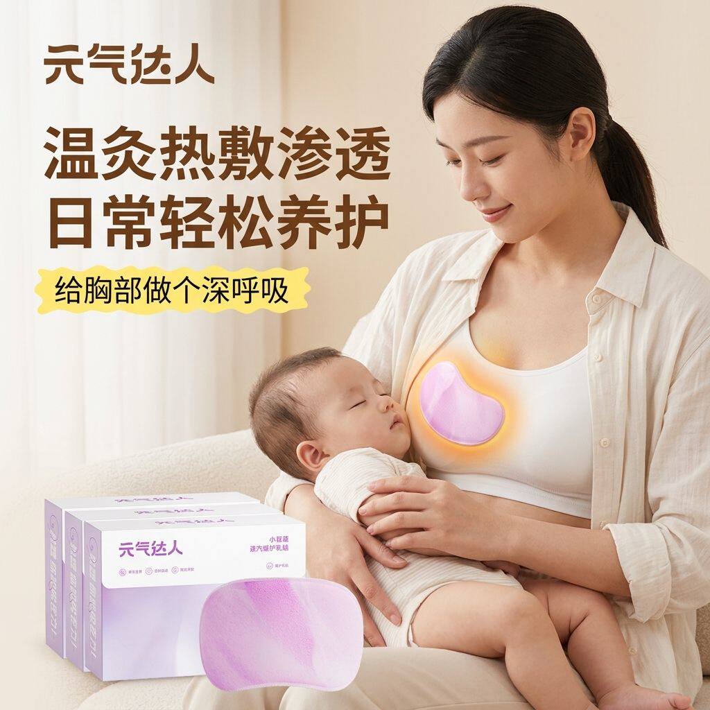 元气达人乳腺暖胸热敷贴