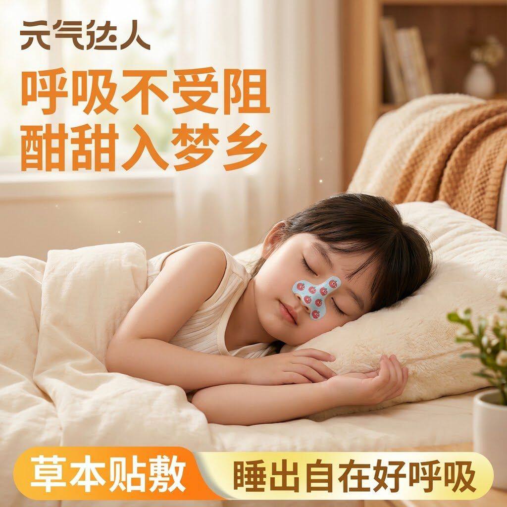 元气达人通气鼻贴草本舒鼻贴