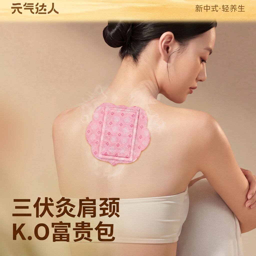 元气达人肩颈贴艾灸贴暖腰热敷贴