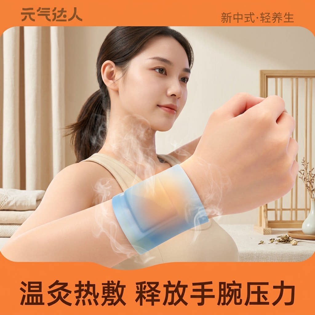 元气达人腱鞘热敷贴护腕艾灸贴