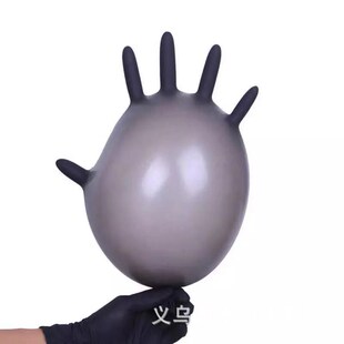 厂家一次性丁晴乳胶手t套女无粉橡胶防水防滑防油防静电实验室