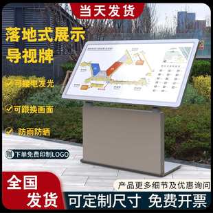 商场导览指示牌户外导视台斜面导视牌落地楼层导向索引园区导引图