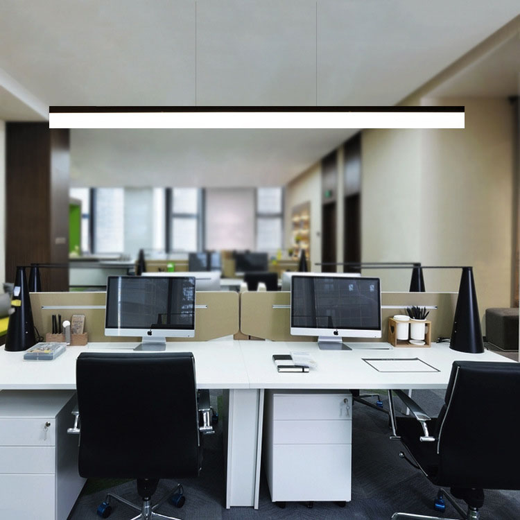 长条灯led超亮办公室吊灯极简创意拼接写字楼工作室亚克力条形灯