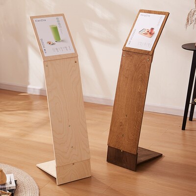 广告牌展示牌落地式咖啡店门口展示架价I格表活动展示牌立式海报