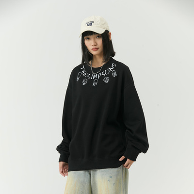 辛普森一家圆领套头卫衣