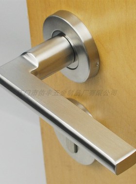 304实心不锈钢分体卧室门锁执手 室内房间门锁把手 5572双舌锁体