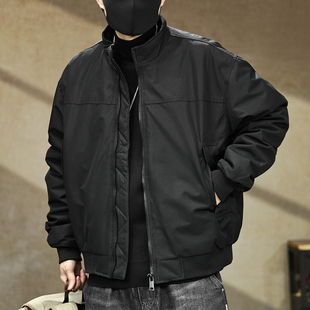 潮牌薄款 短款 羽绒夹克男士 羽绒服美式 痞帅保暖飞行员外套 新款 冬季