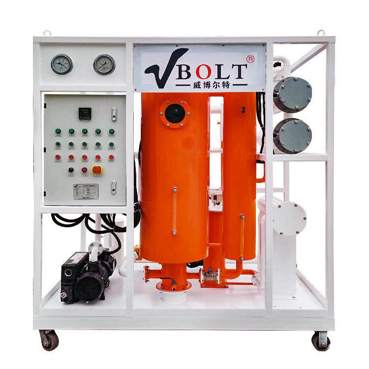 双极真空电缆油植物绝缘油滤油机变压器油在线油净化设备