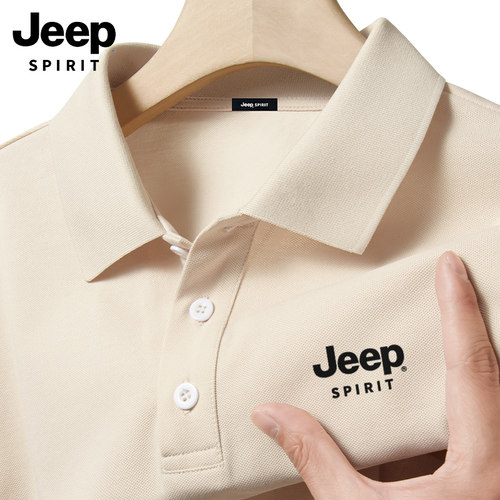 【速干polo衫】吉普JEEP运动短袖