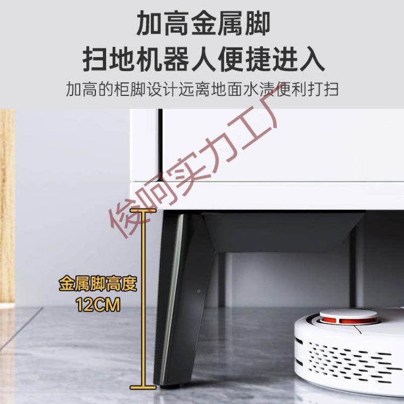 新加厚电视柜家客厅家用木小款户型卧室具实落地一体茶AEF几柜子