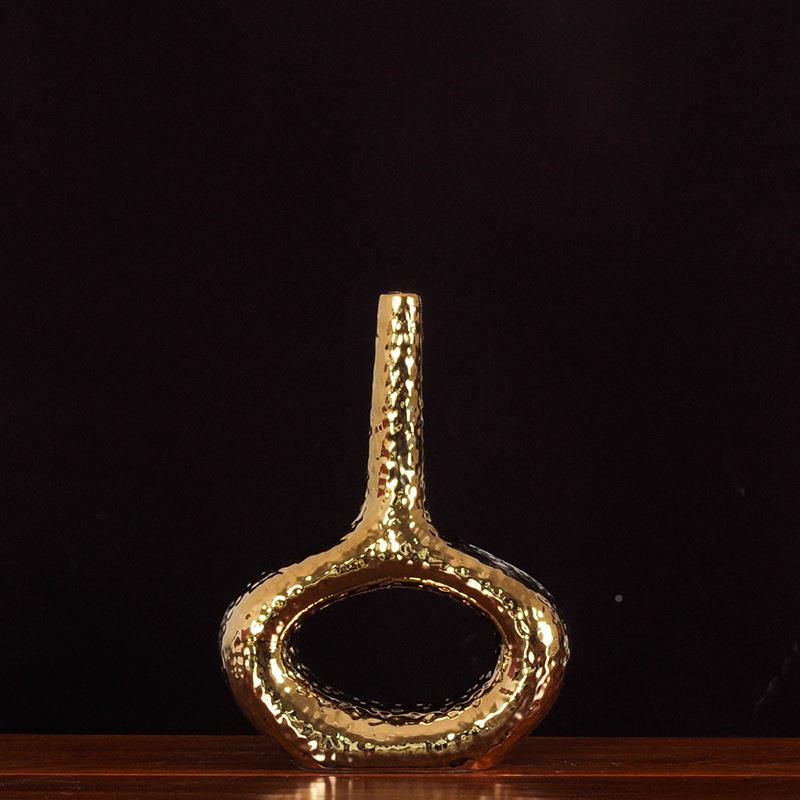 简象约复纹抽创意摆件欧式样板间店厅铺客装饰品陶瓷摆VPL设古家