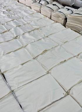 白色擦机布工业抹布吸水吸油不掉毛棉纱清洁纯色标准尺寸