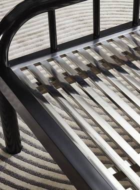 不锈钢铺床架子卧1室PXT单简易床铁架床加厚.8米双人大床层厂家