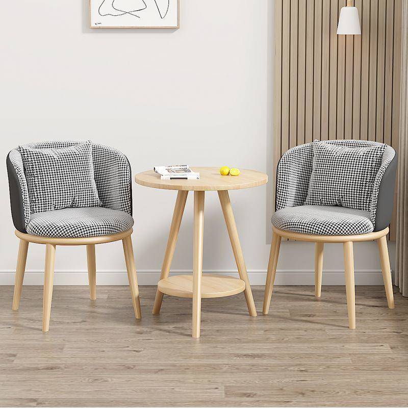 阳台小会茶桌桌椅套休闲轻奢网红一二椅子休息区客洽123谈桌装椅