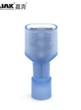 FDFN2-器250蓝色尼插簧子母头6.3母插电线连龙接FDFN2-25快速全绝