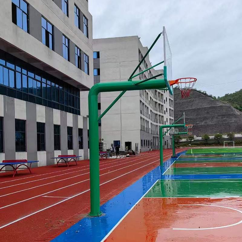 户外地埋篮球架学校训练比赛标准室内家用双弹簧篮圈