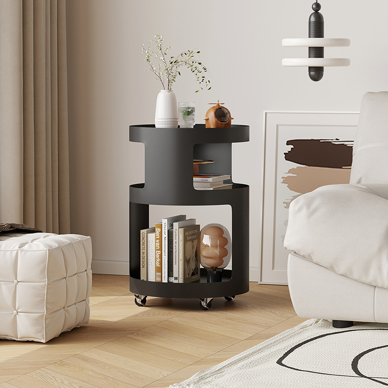 圆形可移动客厅小户型小茶几租房家用不占地边几卧室床头落地边桌