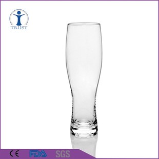 玻璃杯果汁饮料杯玻璃大口茶杯水杯透明新W款玻璃啤酒杯