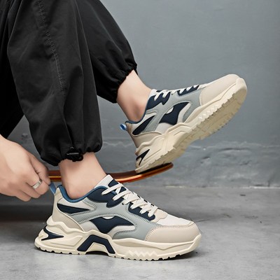 大码45冬季男鞋2024新款38码46男士休闲47鞋子男款48秋冬老爹鞋男