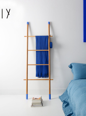 PIY毛巾架落地创o意浴室简约挂衣架北欧酒店靠墙浴巾架子