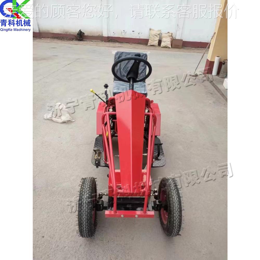 座驾动式电启播种机 双行农作物种子点GPH播机 电动种植米启刨种