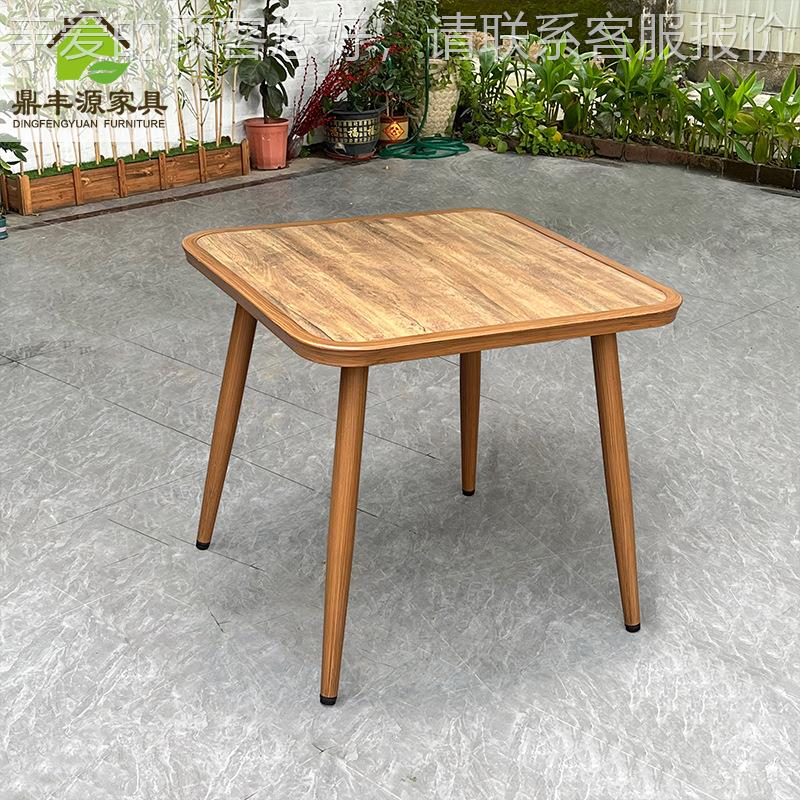 北欧高外端HPL户休闲桌抗环保无不开裂防白蚁 倍特板桌害156子咖
