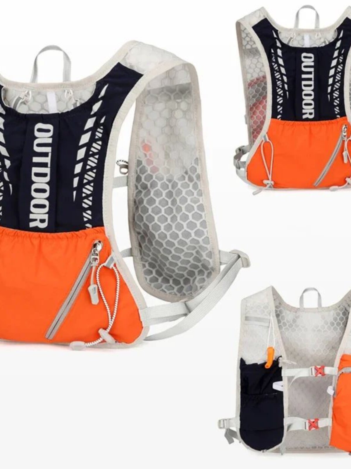 Running Hydration Vest: Reflective Mesh Cycling Pack - Product image 4