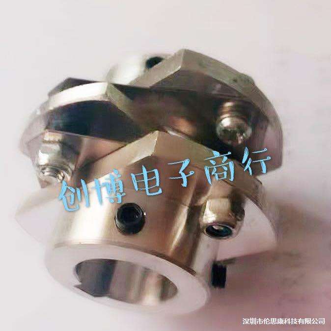数控机床主轴编码器碟片联轴器机床主轴配用孔15X15带键槽