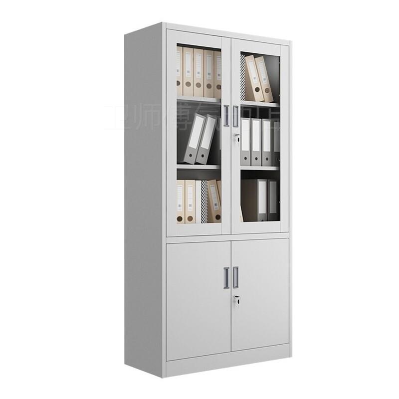 新品。湘潭c钢制办公室铁皮文件柜档案柜资料柜财务凭证柜带锁矮