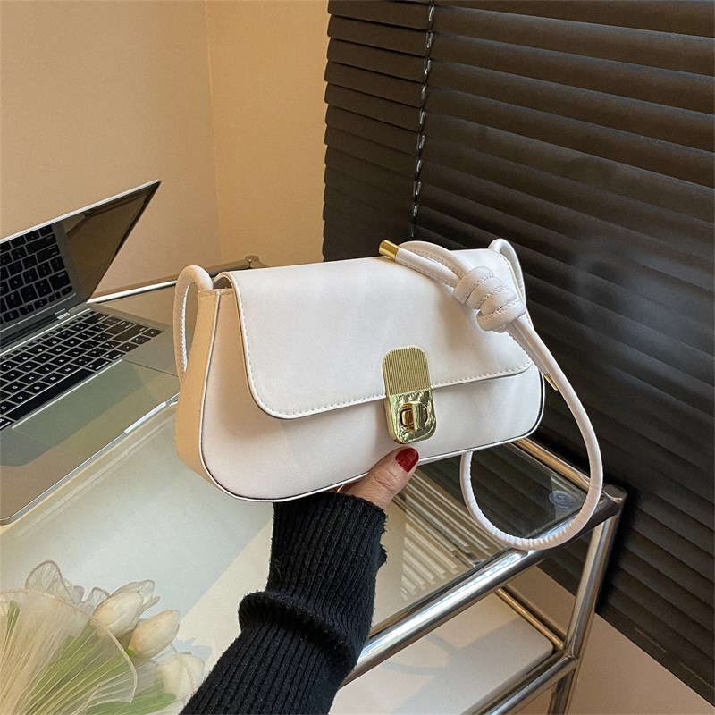 法式复古简约腋下包女2022夏新款时尚斜挎包包R高级感法棍单肩女