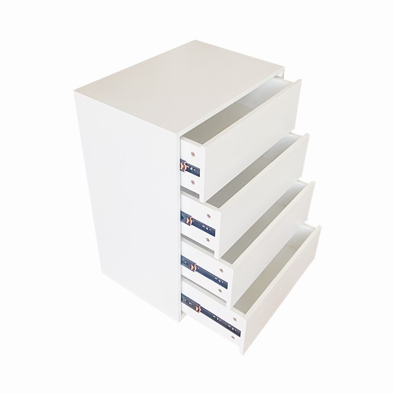 四五六斗柜定制实木抽屉柜卧室反弹滑轨床尾边柜衣柜加装收纳储物